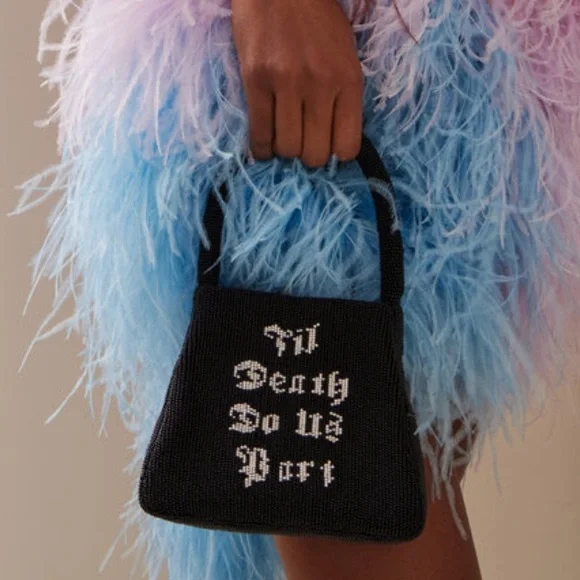 Till death do us part beaded bag - Picture 1 of 5